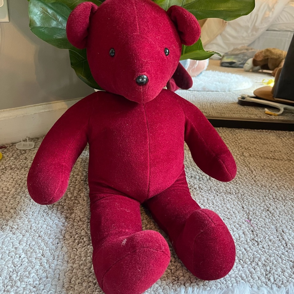 The North American bear company ruby red bear vintage 1979